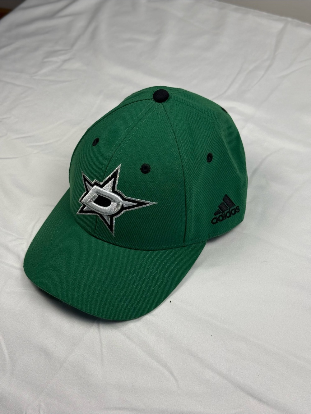 Adidas Dallas Stars NHL Hockey Cap‎ Hat Embroidered Logo Green Adjustable